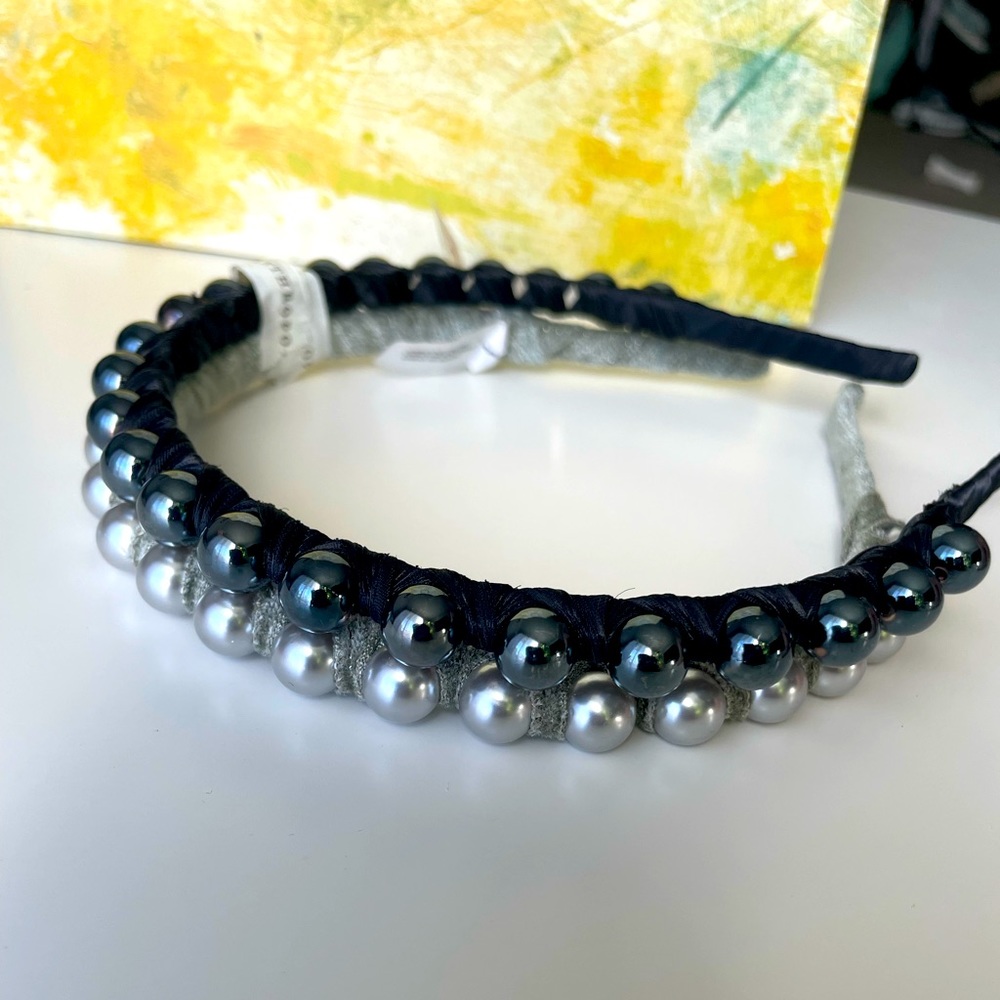 NWT Anthropologie Wrapped Ball Headbands, Set of 2